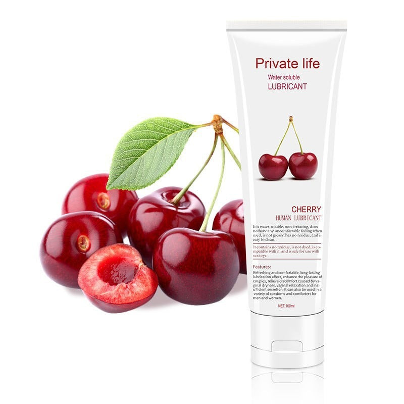 Fruit-Flavored Water-Soluble Lubricant