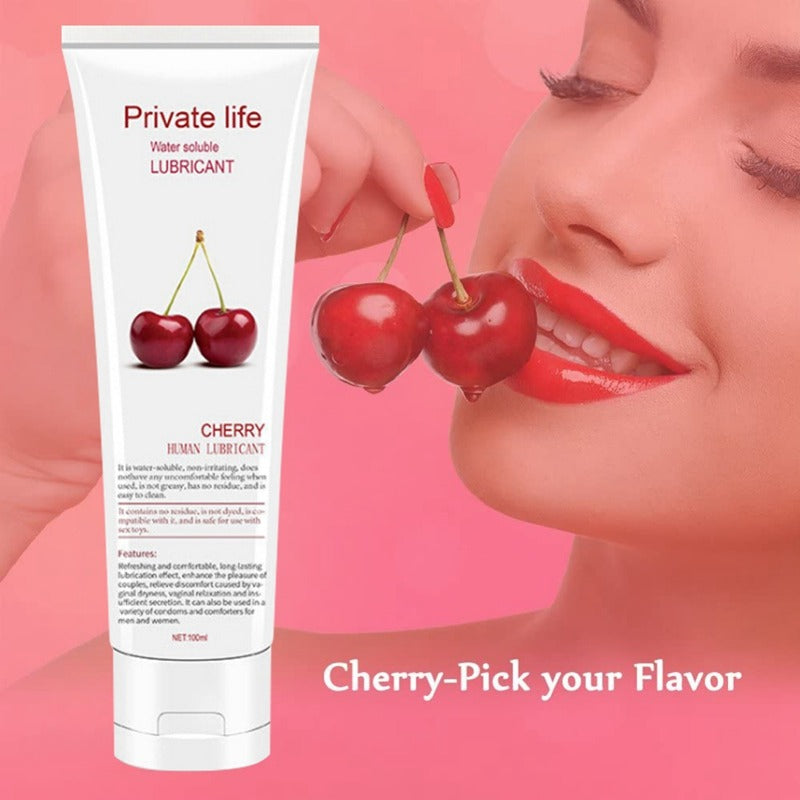 Fruit-Flavored Water-Soluble Lubricant