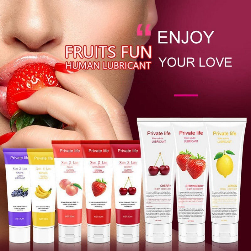Fruit-Flavored Water-Soluble Lubricant