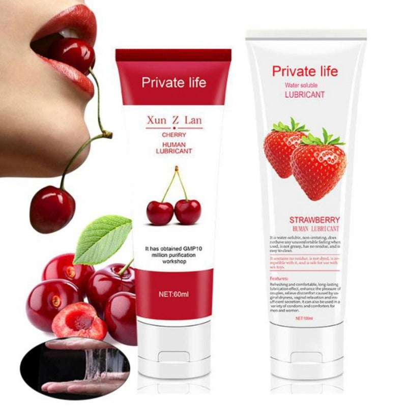 Fruit-Flavored Water-Soluble Lubricant